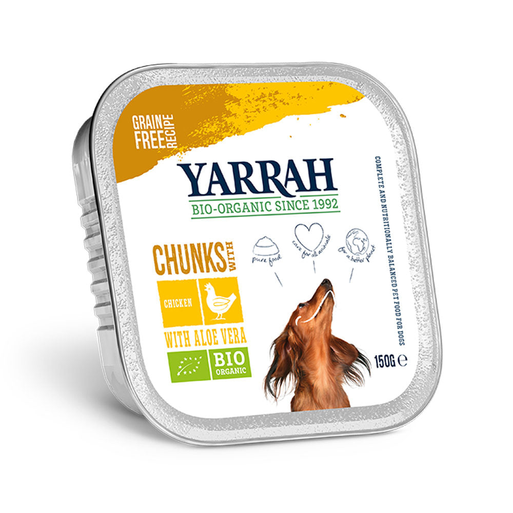  Yarrah - Dog Food Chunks With Chicken And Aloe Vera Bio
