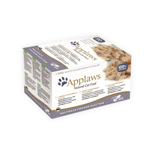 Almo Nature Applaws Cat Food -Multipack Chicken Selection Pots