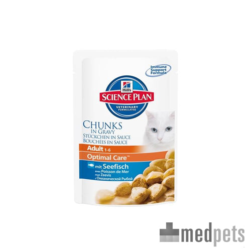  Hill's Science Plan - Feline Adult Optimal Care - Tuna - Tin