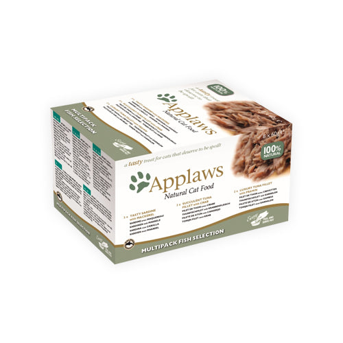 Yarrah Applaws Cat Food - Multipack Fish Selection Pots