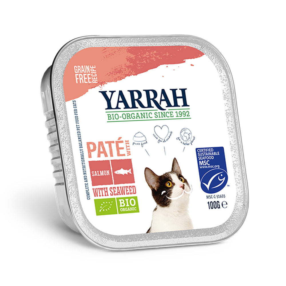  Yarrah - Paté Cat Food With Salmon Bio