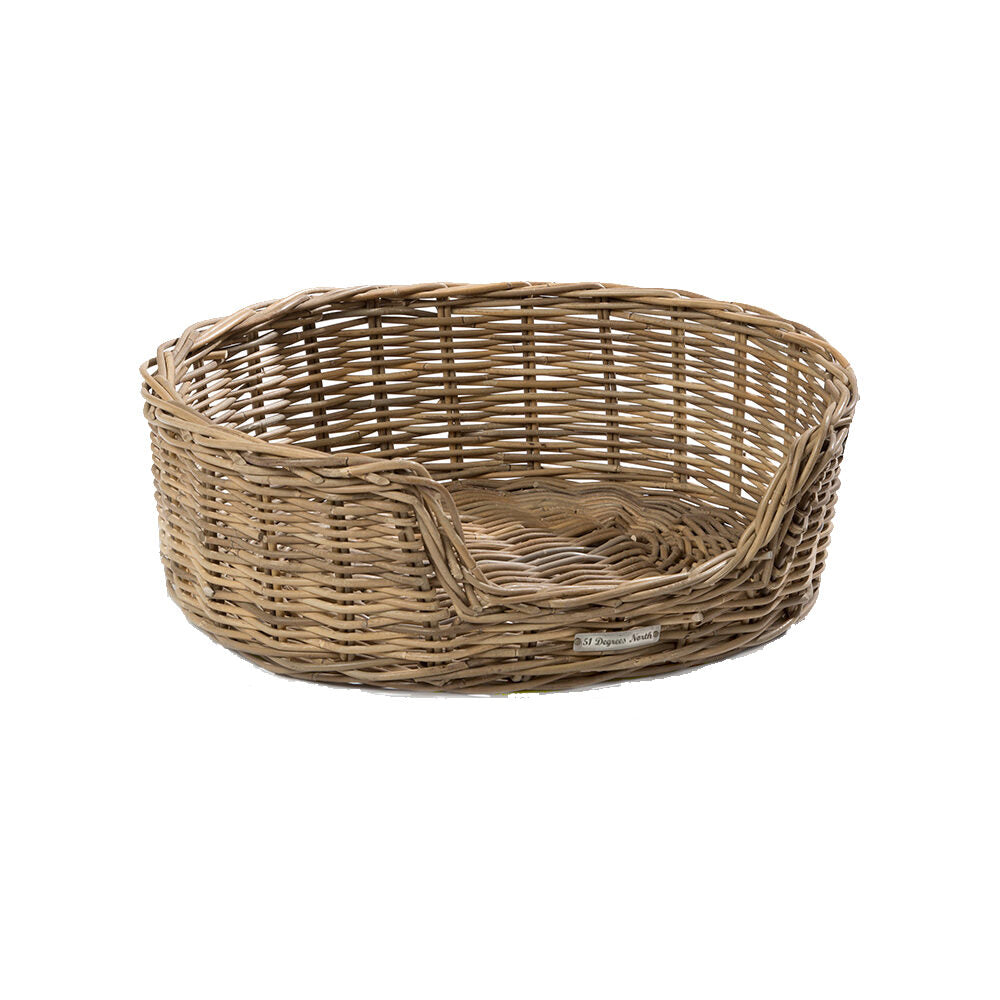  51 Degrees North Rattan Basket