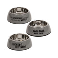  51 Degrees North Single Food Bowl Stone Grey