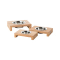  51 Degrees North Single Food Bowl Teak