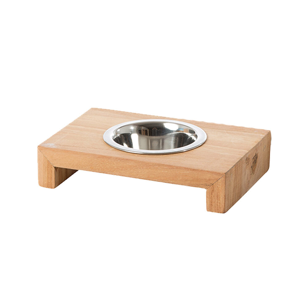  51 Degrees North Single Food Bowl Teak