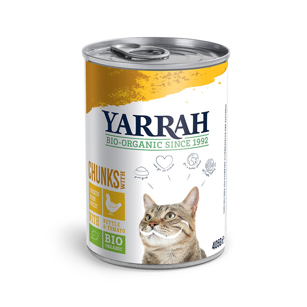  Yarrah - Cat Food Chunks With Chicken Bio