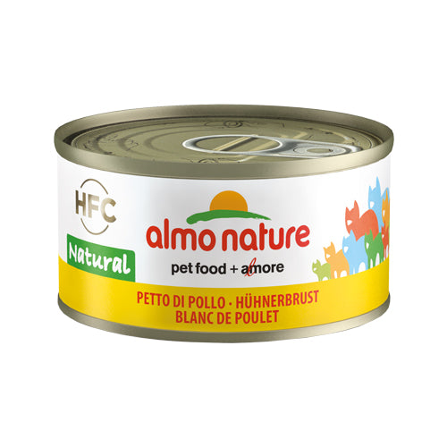  Almo Nature HFC 70 Natural Cat Food - Tin - Chicken Meat