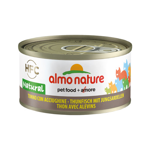  Almo Nature HFC 70 Natural Cat Food - Canned Food - Tuna And Anchovies