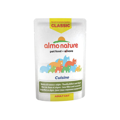  Almo Nature HFC Jelly Cat Food - Meal Pouch - Tuna Fillet & Algae