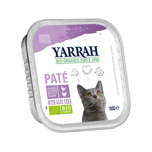  Yarrah - Paté Cat Food With Chicken And Turkey Bio