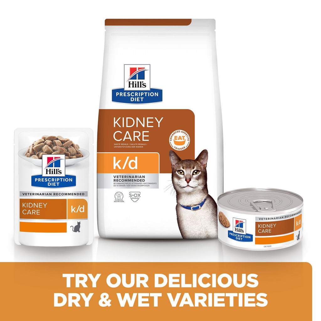  Hill's K/d Kidney Care - Prescription Diet - Feline - Meal Pouch