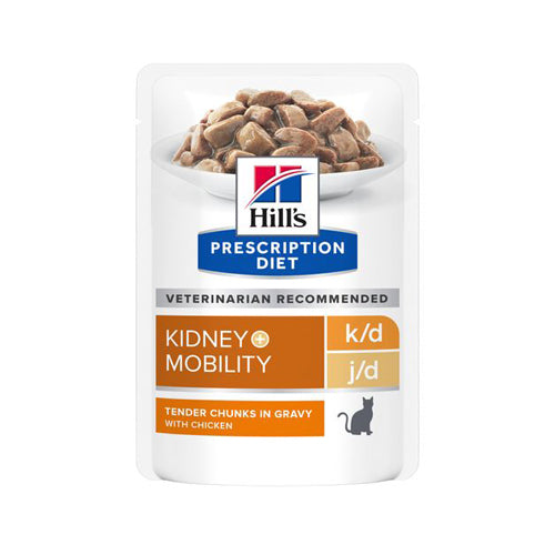  Hill's K/d + Mobility - Prescription Diet - Feline - Meal Pouch