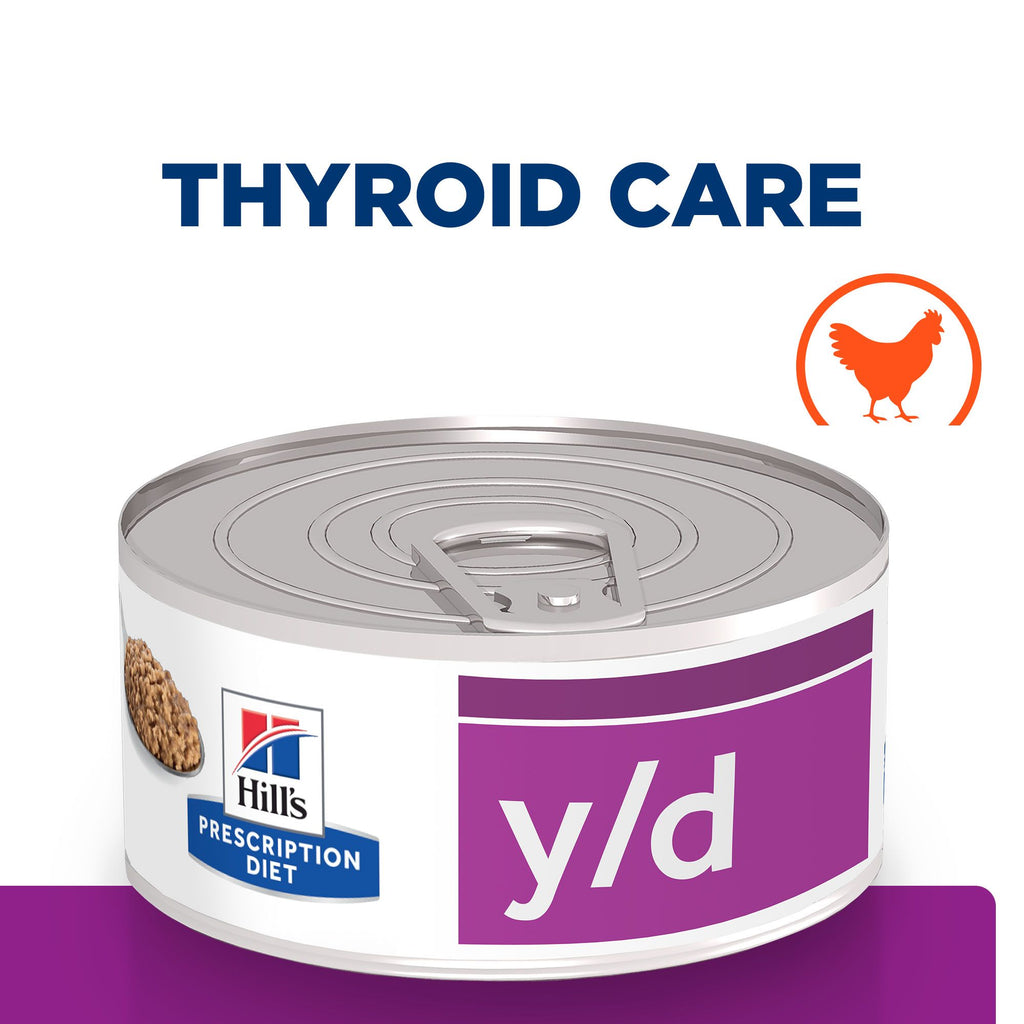  Hill's Y/d Thyroid Care - Prescription Diet - Feline - Tin