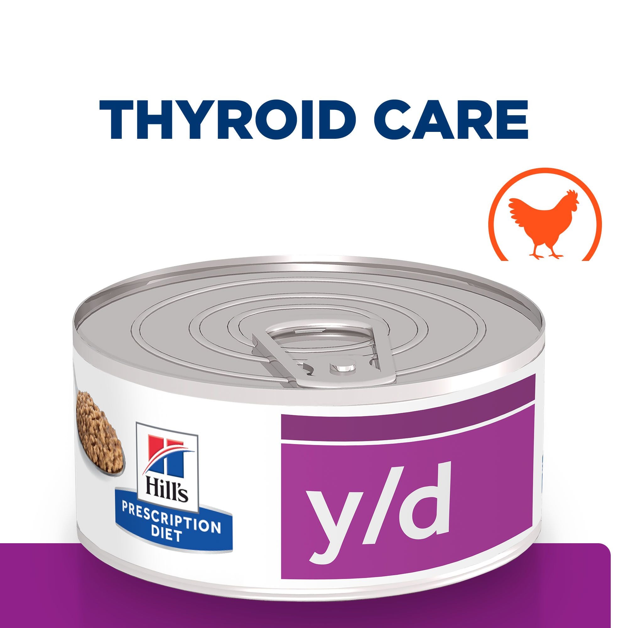  Hill's Y/d Thyroid Care - Prescription Diet - Feline - Tin