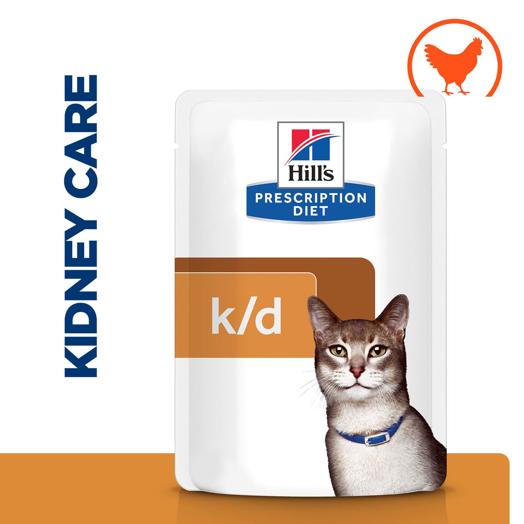  Hill's K/d Kidney Care - Prescription Diet - Feline - Meal Pouch