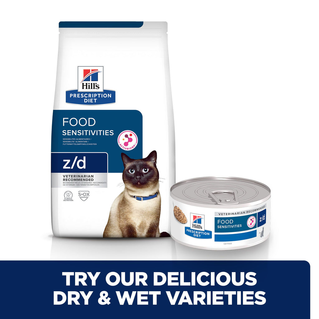 Hill's Z/d Food Sensitivities - Prescription Diet - Feline - Tin