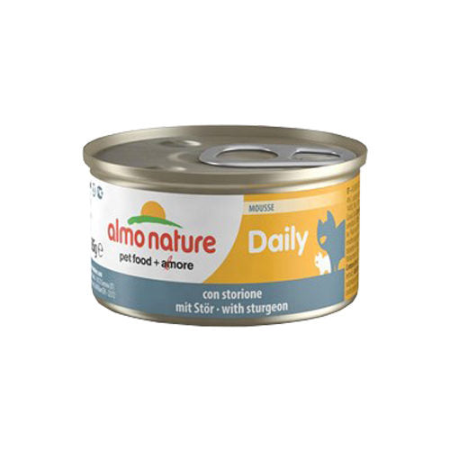  Almo Nature Daily Menu Mousse Cat Food - Tin - Sturgeon