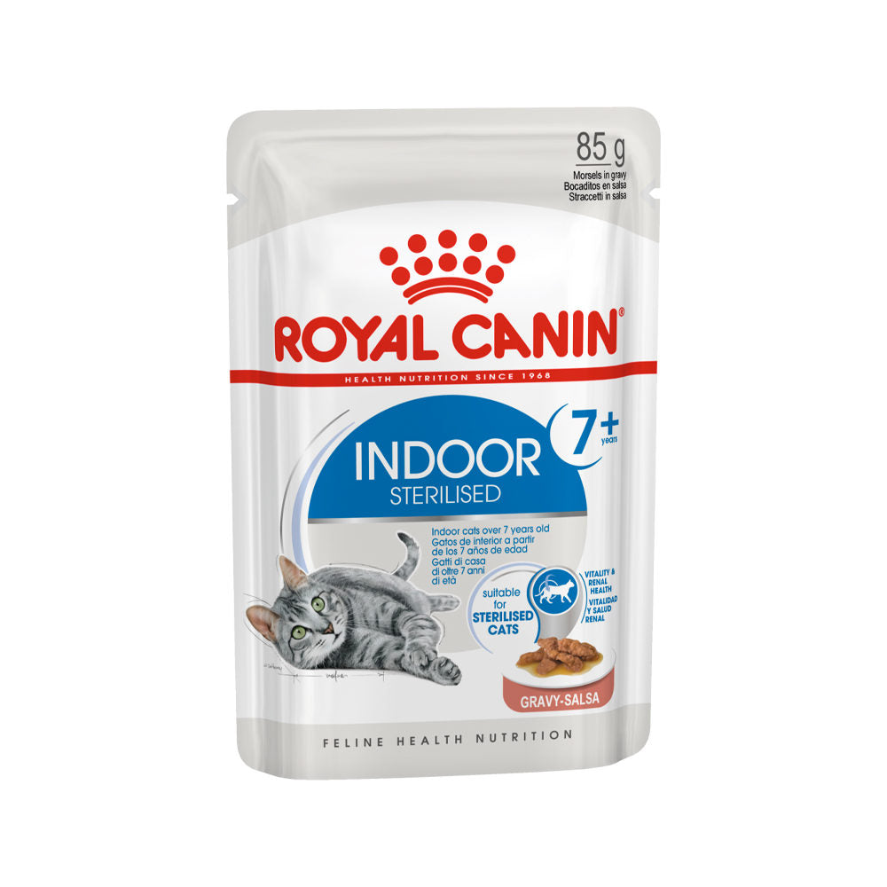  Royal Canin Sterilised Indoor 7+ In Gravy - Cat Food - Pouch