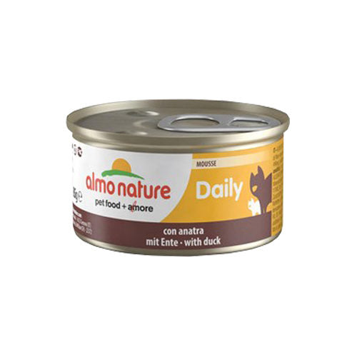  Almo Nature Daily Menu Mousse Cat Food - Tin - Duck