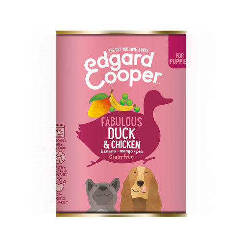  Edgard & Cooper Puppy - Duck & Chicken - Tin