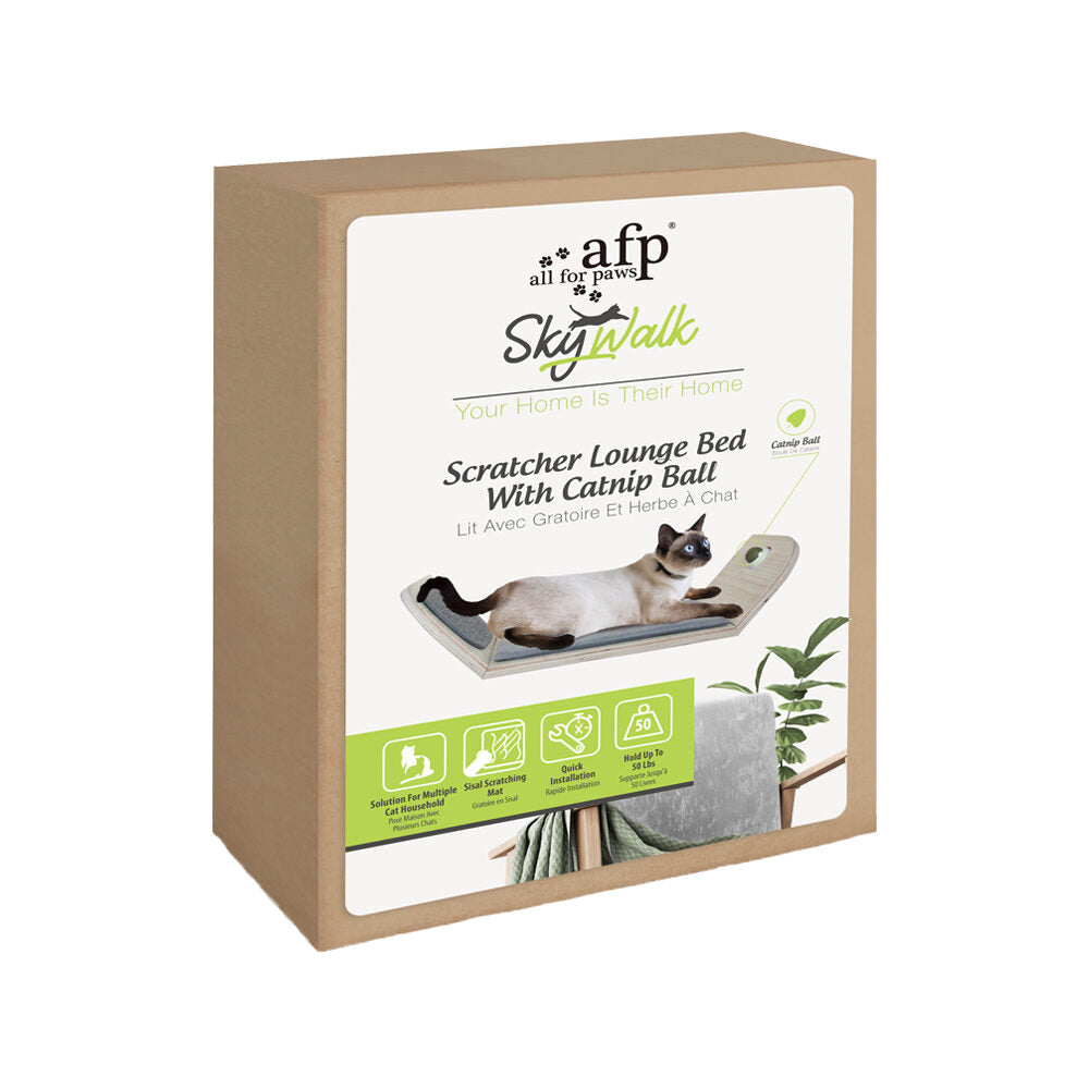  All For Paws Skywalk Scratcher Lounge Bed