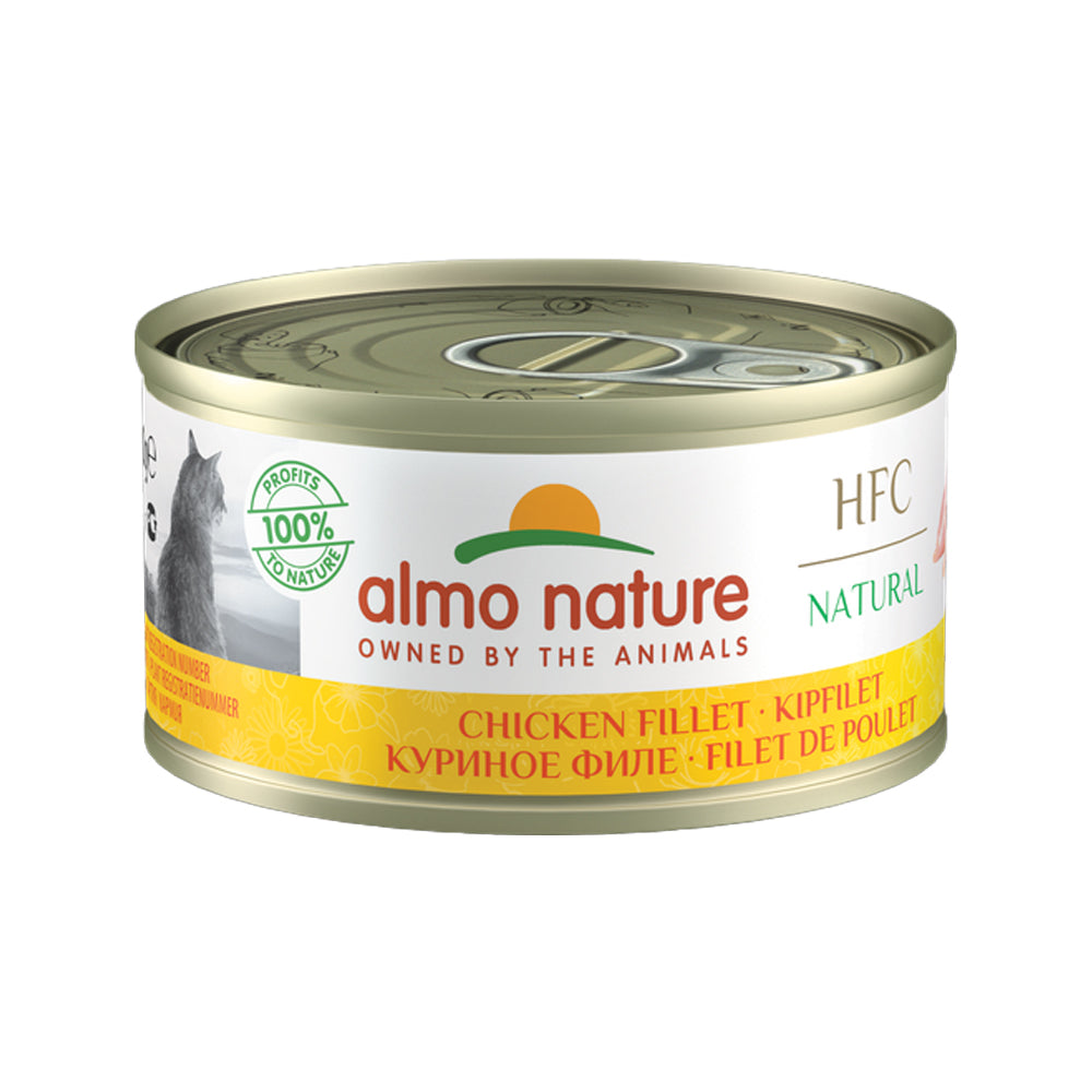  Almo Nature HFC 70 Natural Cat Food - Tin - Chicken Breast