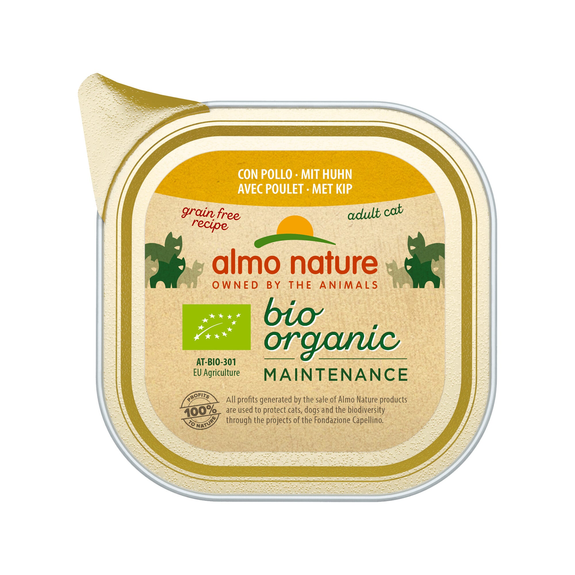  Almo Nature Bio Organic Maintenance Cat Food Chicken