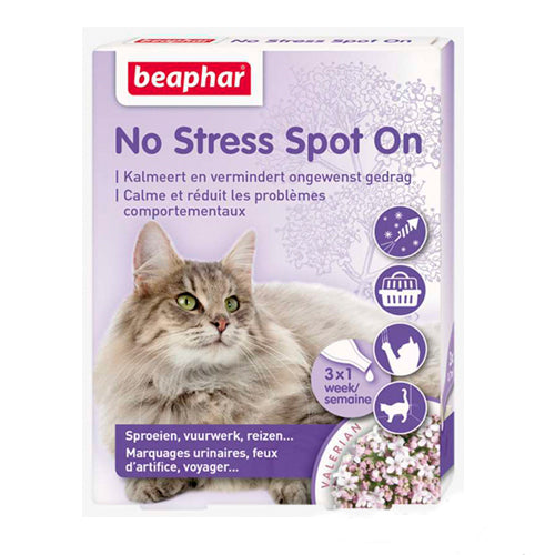  Beaphar No Stress Spot On For Cats - Pipettes