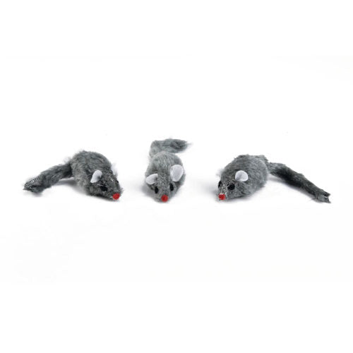  Beeztees Plush Cuddly Mice