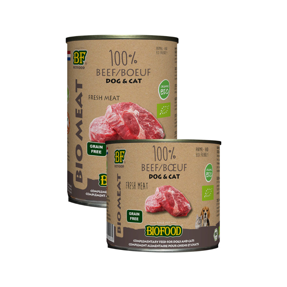  Biofood Organic 100% Beef - Cats & Dogs