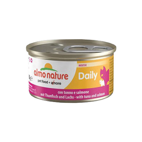  Almo Nature Daily Menu Mousse Cat Food - Tin - Tuna And Salmon
