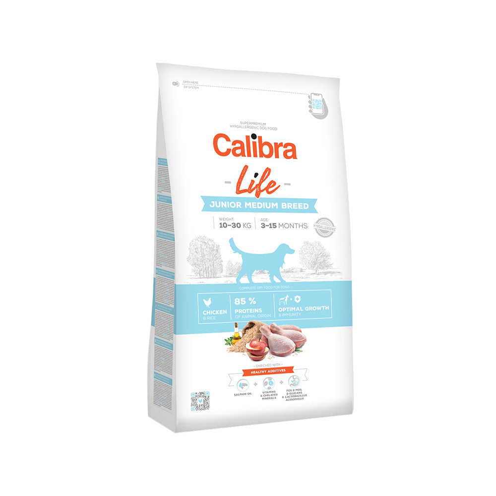  Calibra Dog Life Junior Medium Breed - Chicken