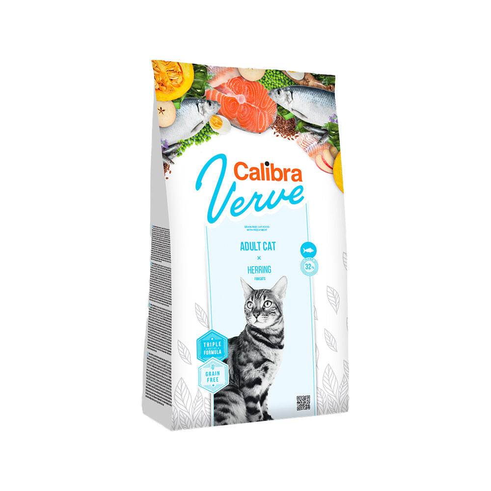  Calibra Verve Grain-Free Adult Cat Food - Herring
