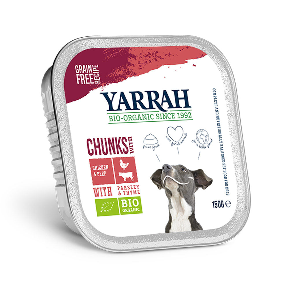  Yarrah - Dog Food Chunks With Beef Bio