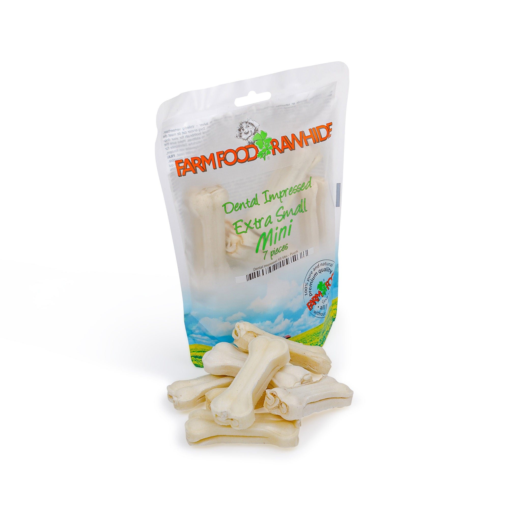  Farm Food Rawhide Dental Impressed Mini