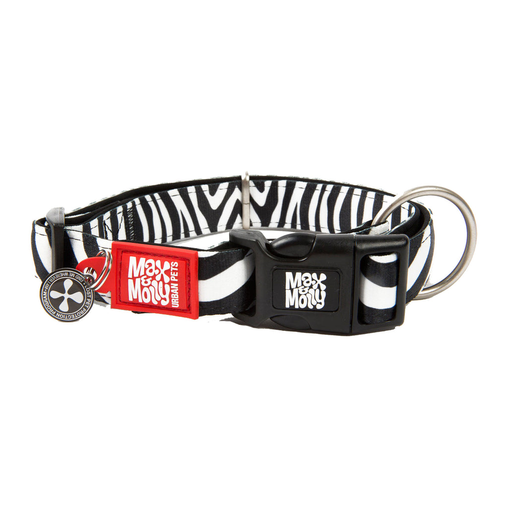  Max & Molly Smart ID Collar - Zebra