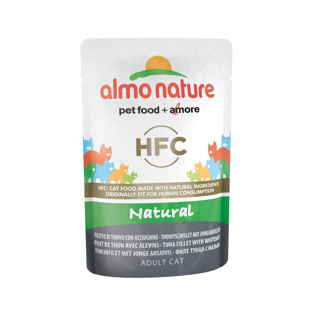  Almo Nature HFC Natural Cat Food - Pouch - Tuna And Whitebait