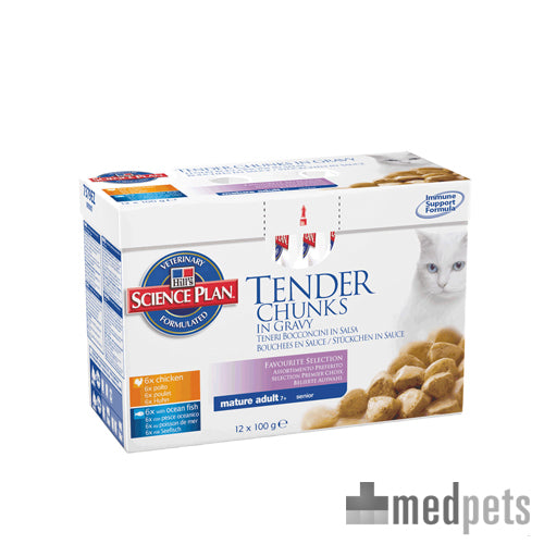 Almo Nature Hill's Science Plan - Feline Mature Adult Active Longevity - Chicken - Meal Pouch