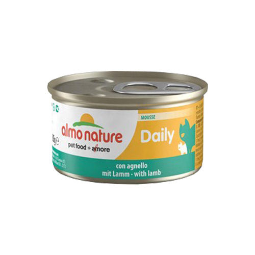  Almo Nature Daily Menu Mousse Cat Food - Tin - Lamb