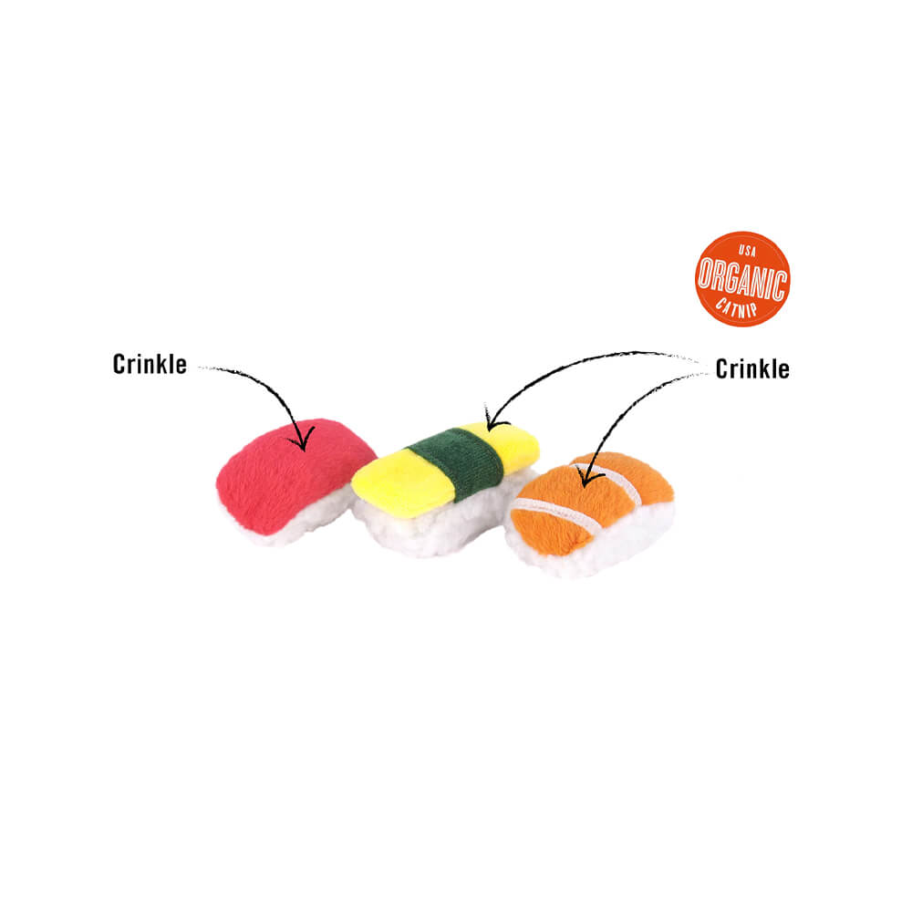 ROYAL CANIN P.L.A.Y. Pet Feline Frenzy Cat Toy - Sushi 