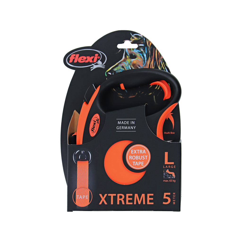  Flexi XTREME Retractable Tape Leash - Orange