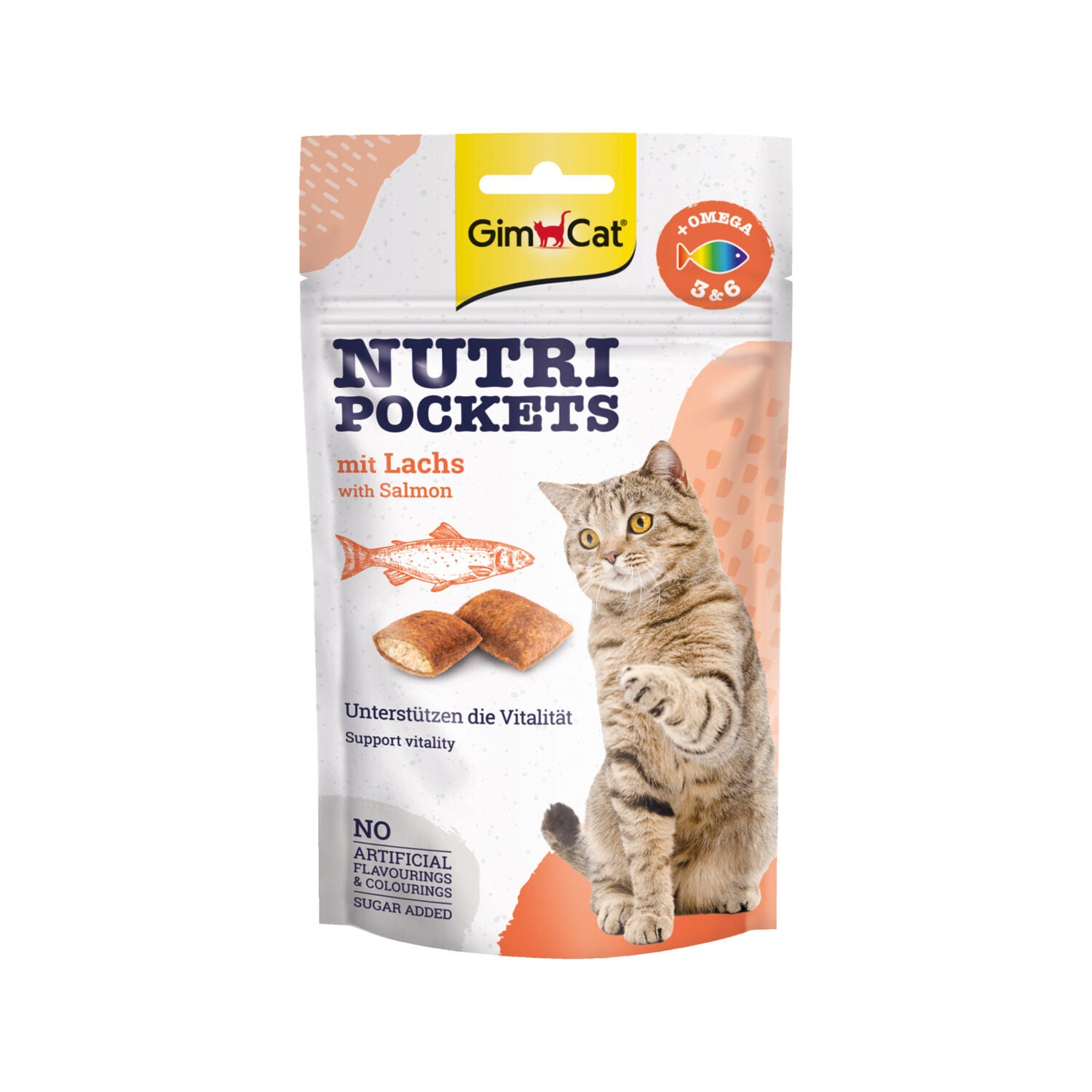  GimCat Nutri Pockets - Salmon
