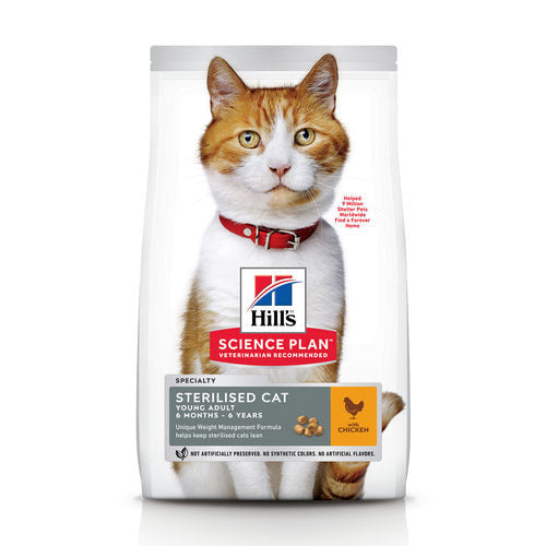  Hill's Science Plan - Feline Young Adult - Sterilised - Chicken