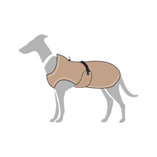  Hunter Dog Coat Uppsala Taupe