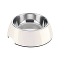  Hunter Melamine Food And Water Bowl - White