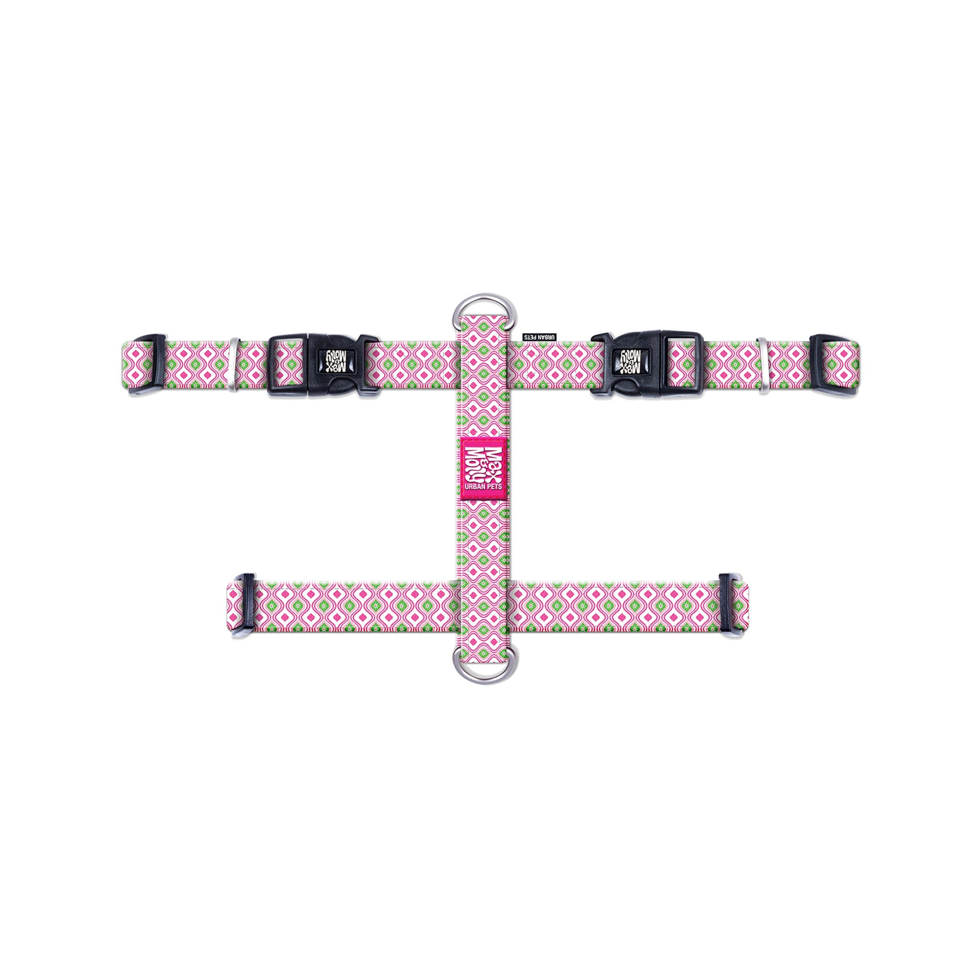  Max & Molly H-Dog Harness - Retro Pink