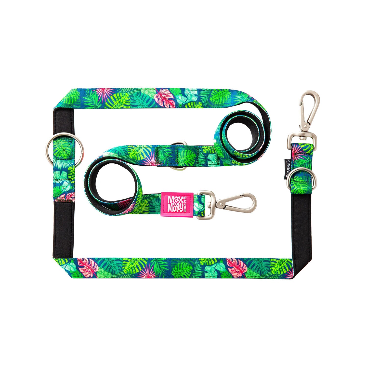  Max & Molly Multi-Function Dog Leash - Tropical
