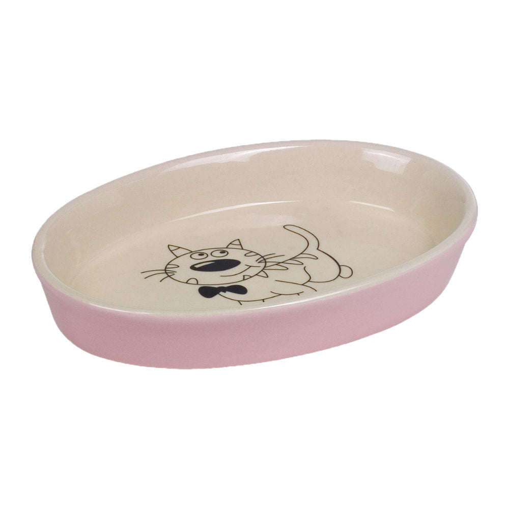 Pawise Nobby Oval Ceramic Bowl