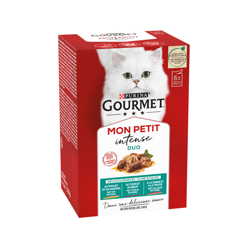 Hill's Purina Gourmet Mon Petit DUO Cat Food - Pouch