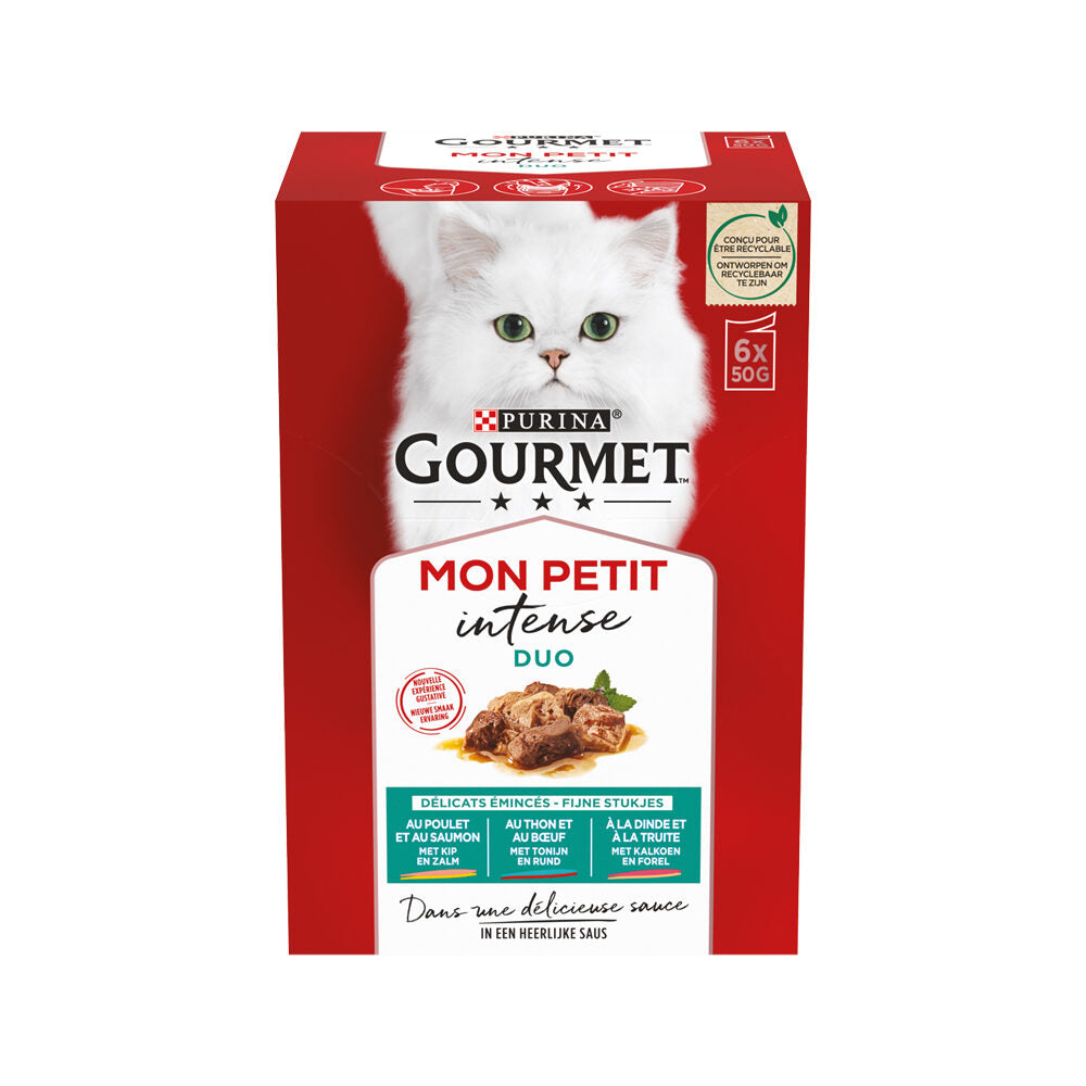 Hill's Purina Gourmet Mon Petit DUO Cat Food - Pouch